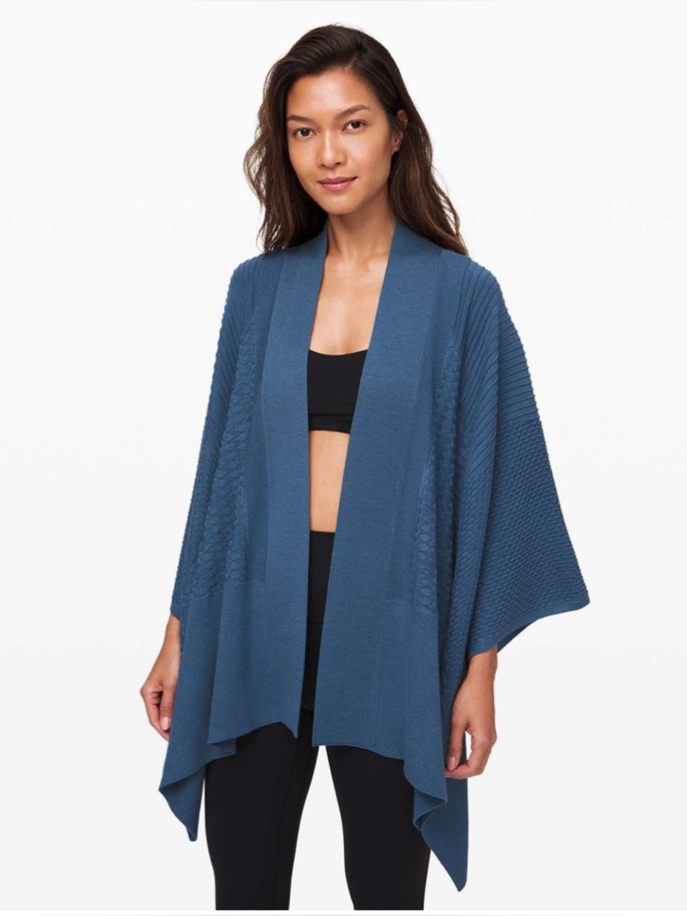 Lululemon Dream Weaver Wrap in “Code Blue” One Size